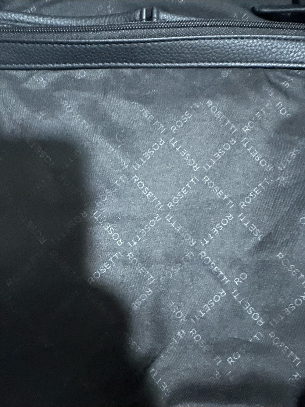 Rosetti Black Tote with Silver Hardware - Picture 5 of 8